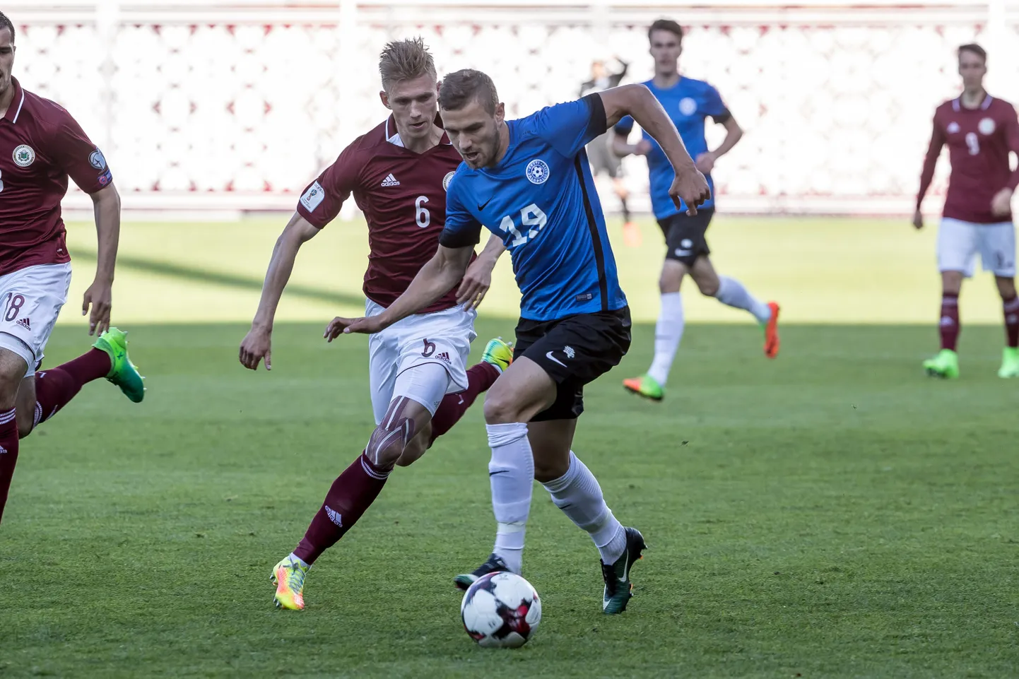 Ken Kallaste Eesti koondise särgis.