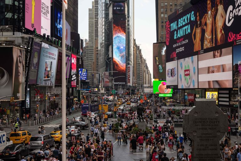 Times Square'i väljak New Yorgis.