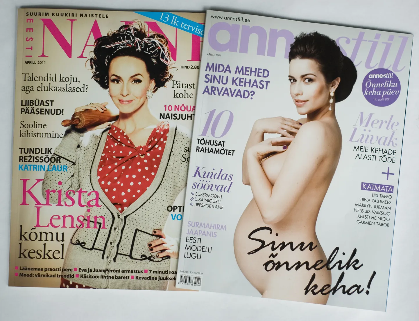 Naisteajakirjad Eesti Naine ning Anne ja Stiil