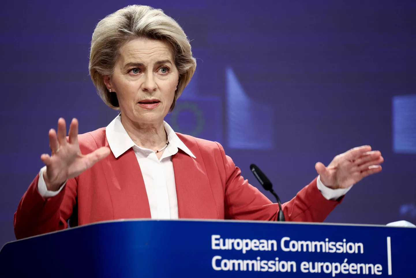 Euroopa Komisjoni president Ursula von der Leyen.