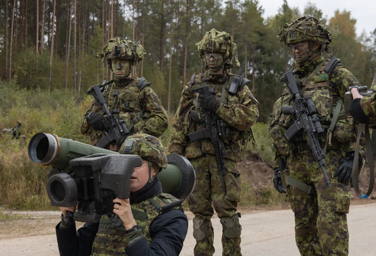 Scout Battalion reservists were practicing Javelin missile shooting