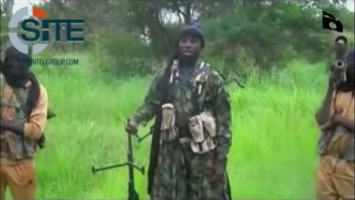 Abubakar Shekau ühes oma järjekordses pöördumises.