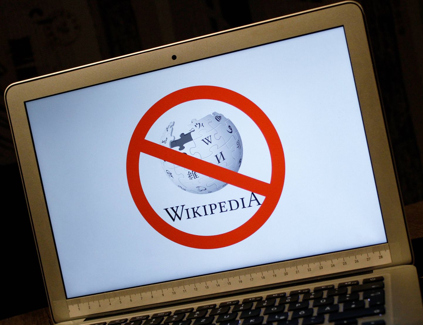 Saksa Wikipedia protest autoriõiguste reformi vastu. Foto on illustratiivne.