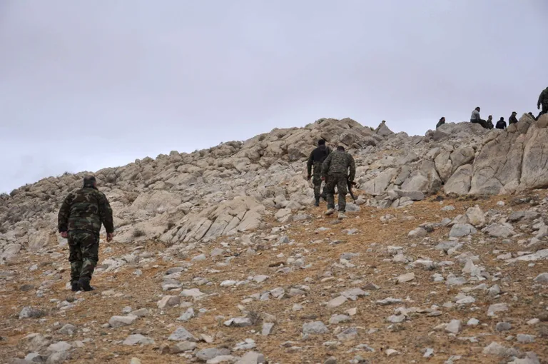 Süüria valitsusväed Palmyrale lähenemas. Fotod: AP/Scanpix