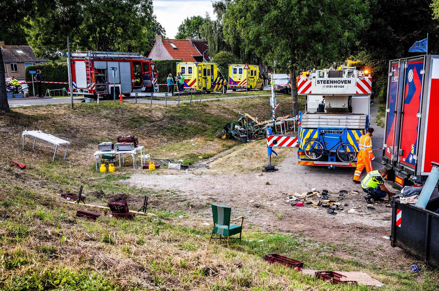 Hetkel pole teada, miks õnnetus juhtus. (Photo by ANP / AFP) / Netherlands OUT