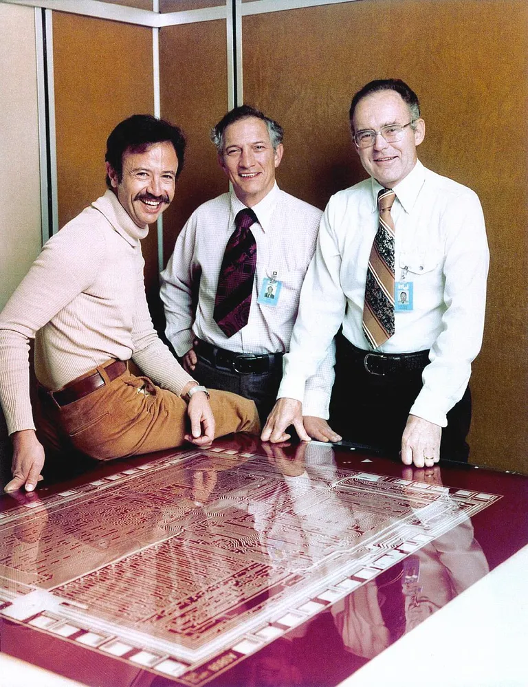 INTELI asutajad Andy Grove, Robert Noyce, Gordon Moore.
