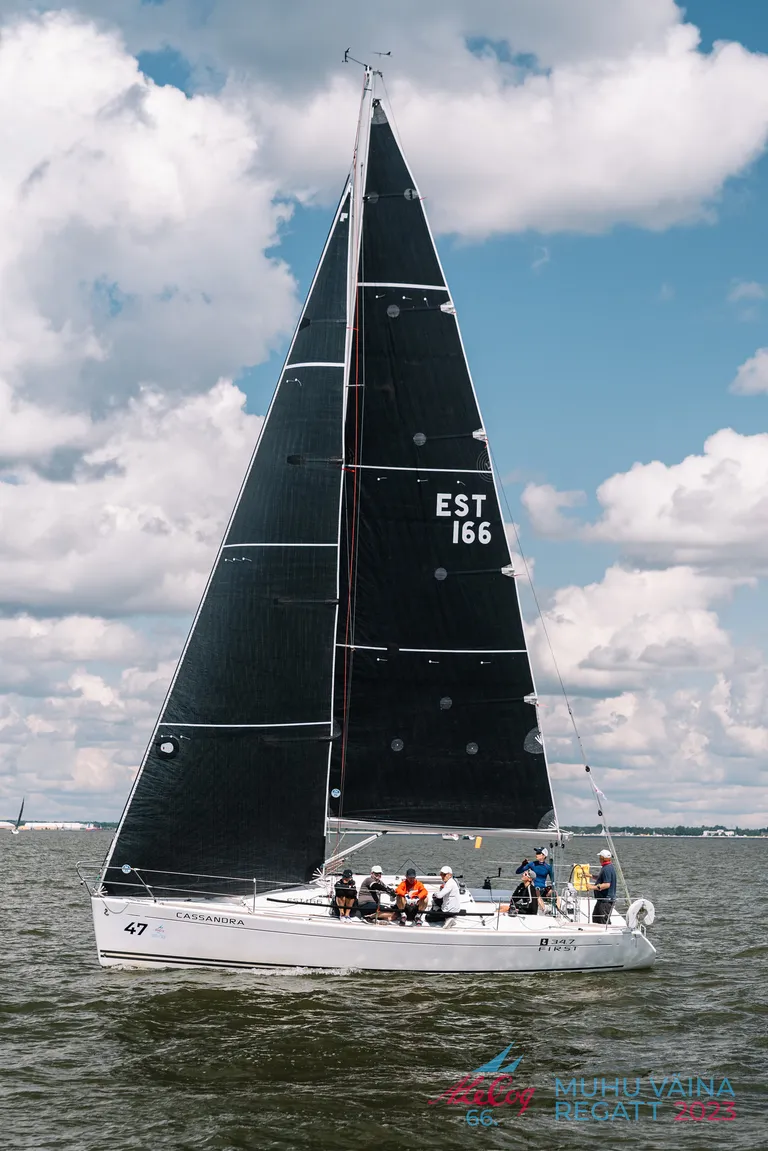 Jaht Cassandra (First 34.7) - kapten Ott Hakkaja, Saaremaa Merispordi Selts - A. Le Coq 66. Muhu Väina regatt 2023