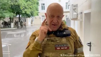 Евгений Пригожин в штабе ЮВО армии РФ