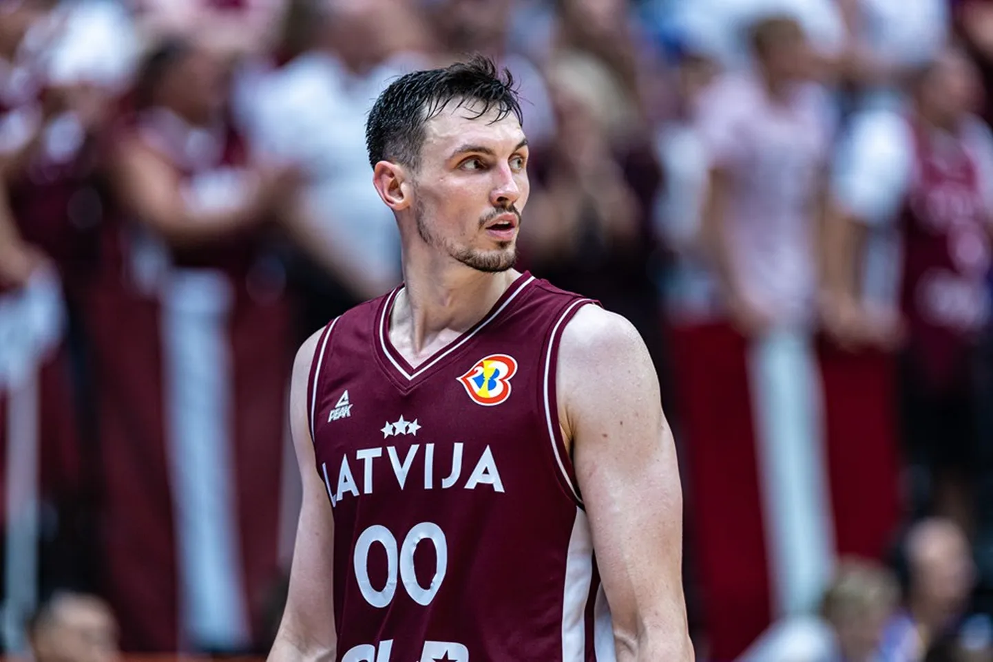 Latvijas basketbolists Rodions Kurucs