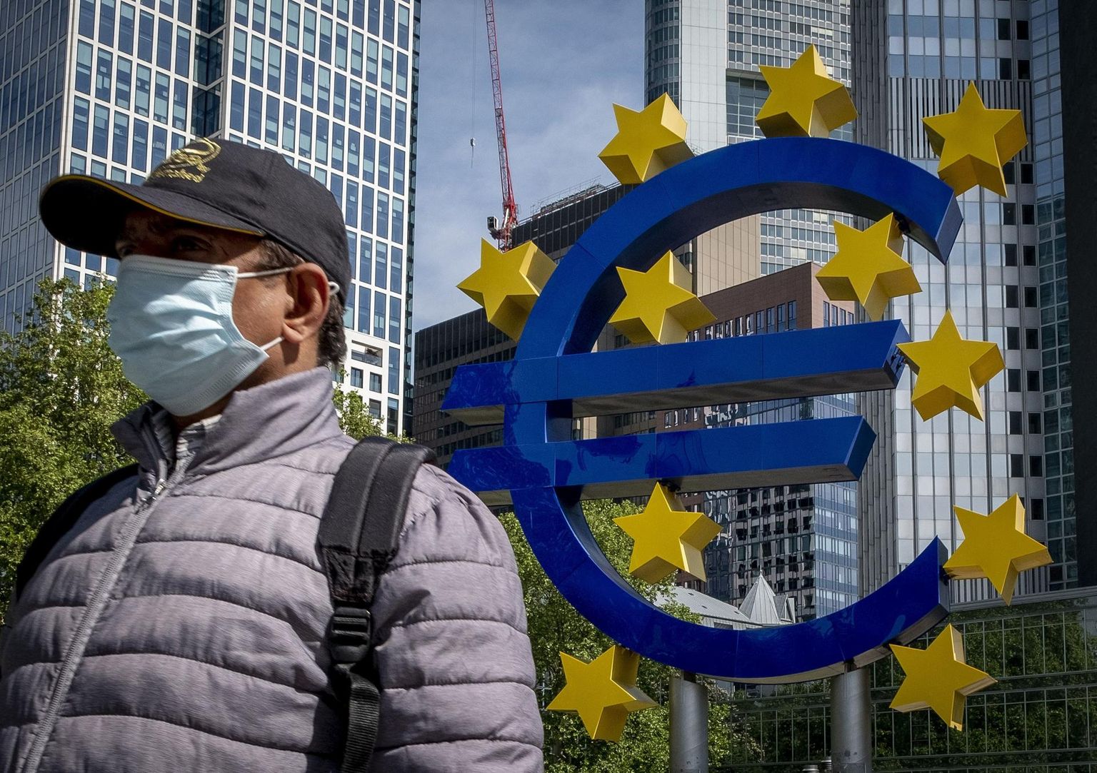 Euroopa Keskpanga peahoone Frankfurdis.
