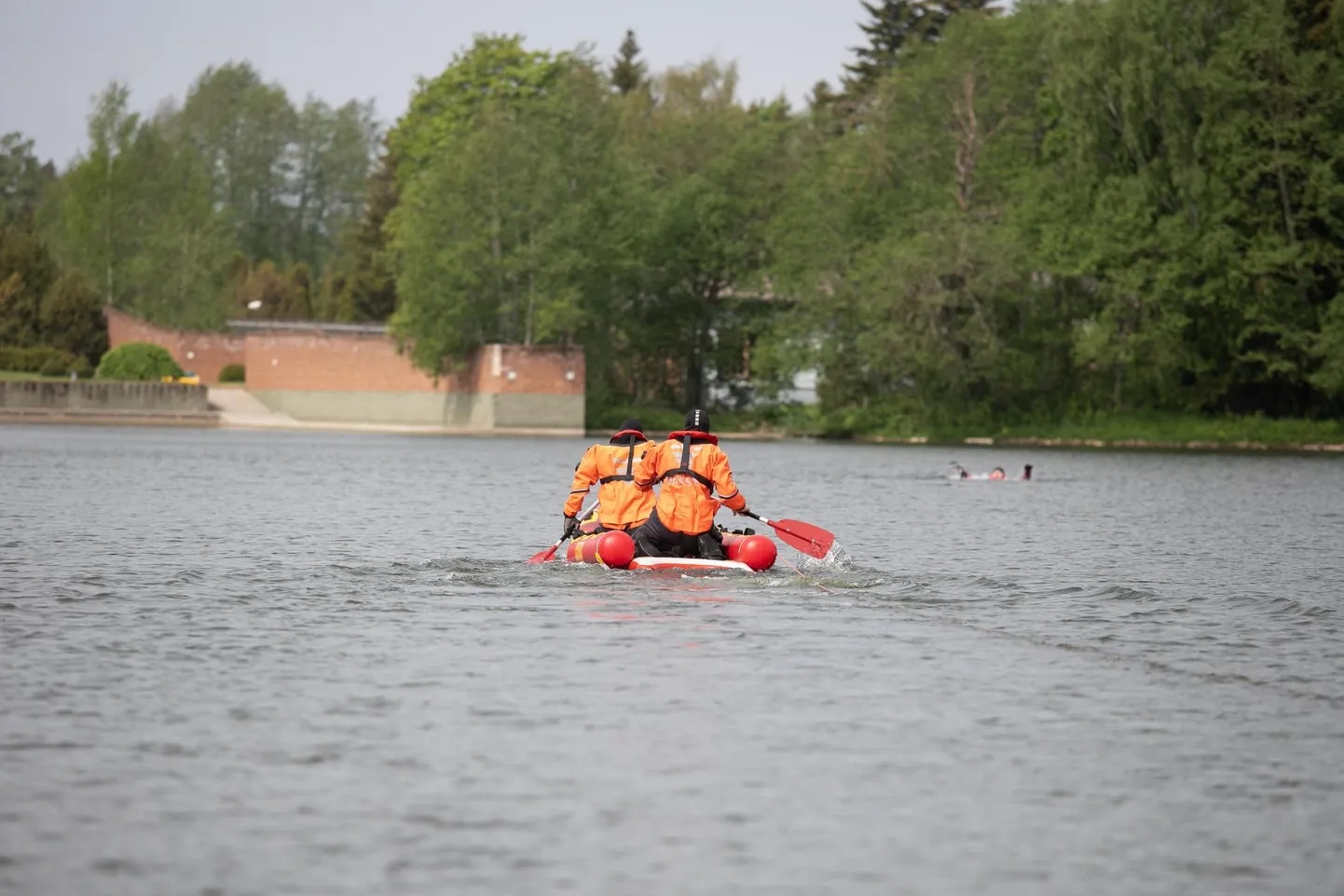 Эстонские спасатели на воде.