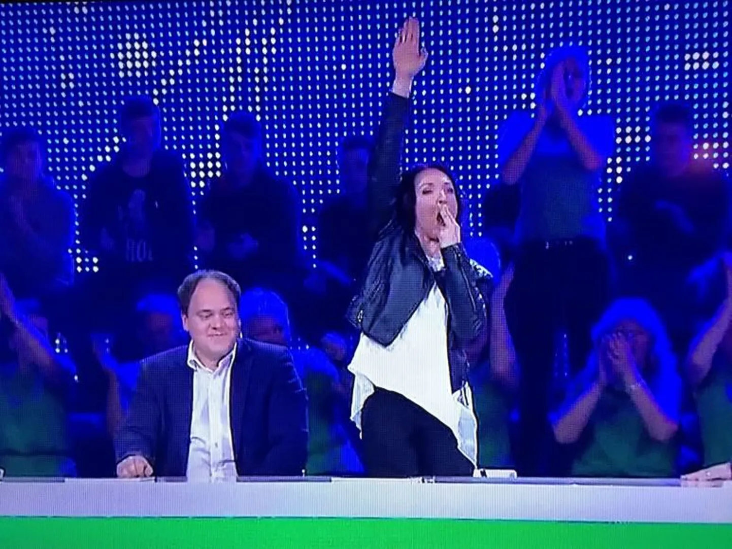 Leedu näitleja Asta Baukutė LRT telesaates.