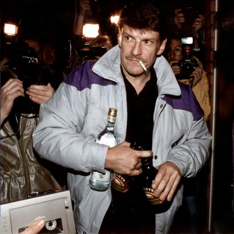 Christer Pettersson 1989 pärast apellatsioonikohtu poolt vabastamist