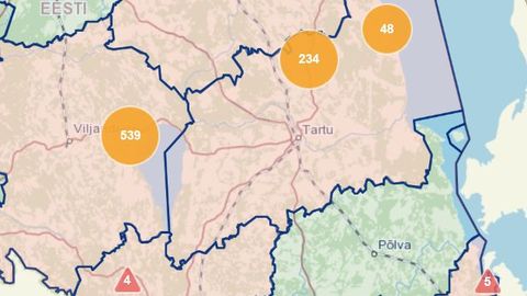 Tuul ja vihm jätsid osa Viljandi valda pimedusse