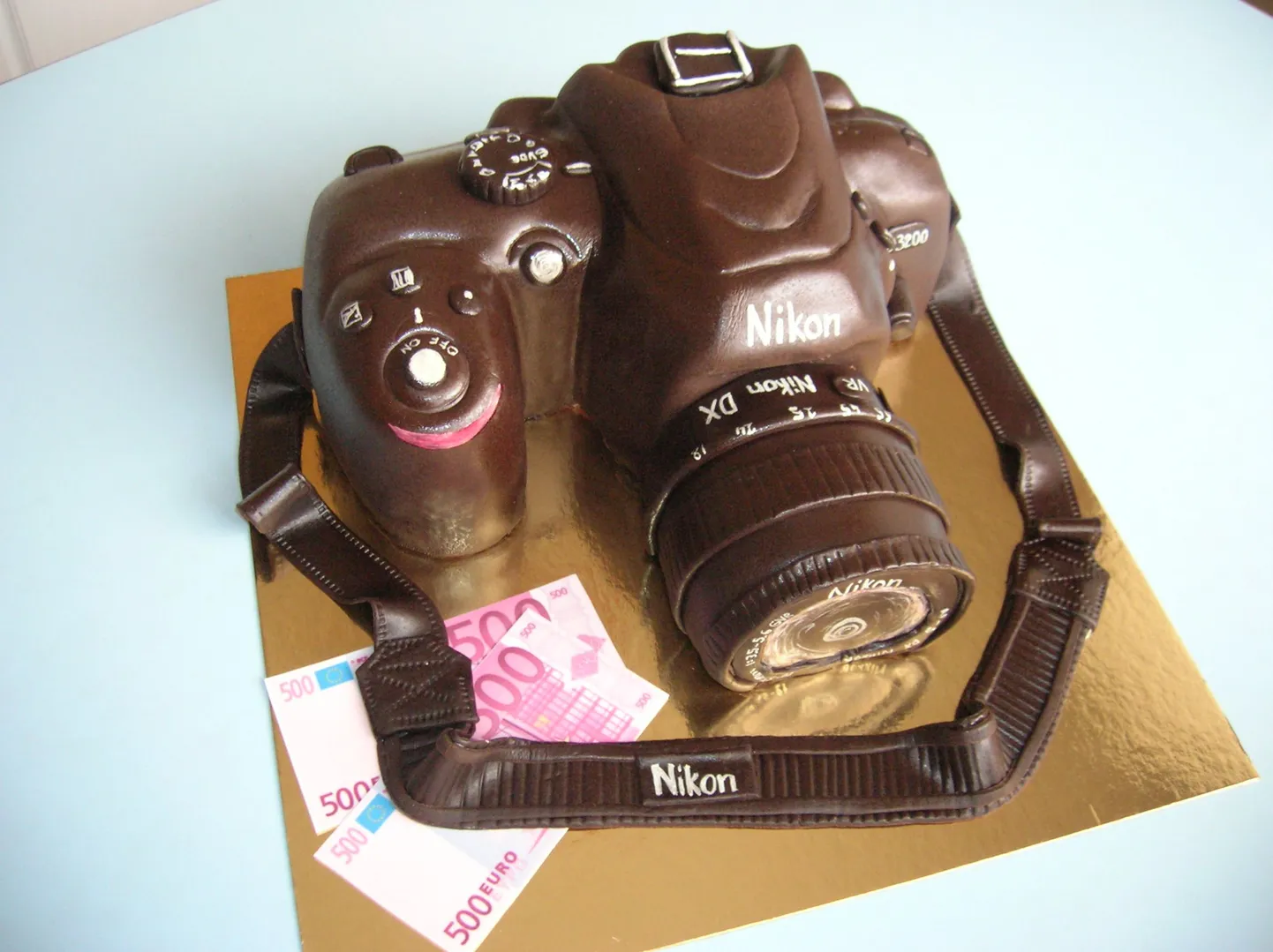 Fotokaamera-tort.