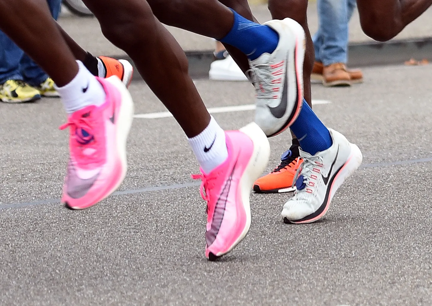 Nike Vaporfly jooksujalatsid. Tegemist on illustratiivse pildiga.