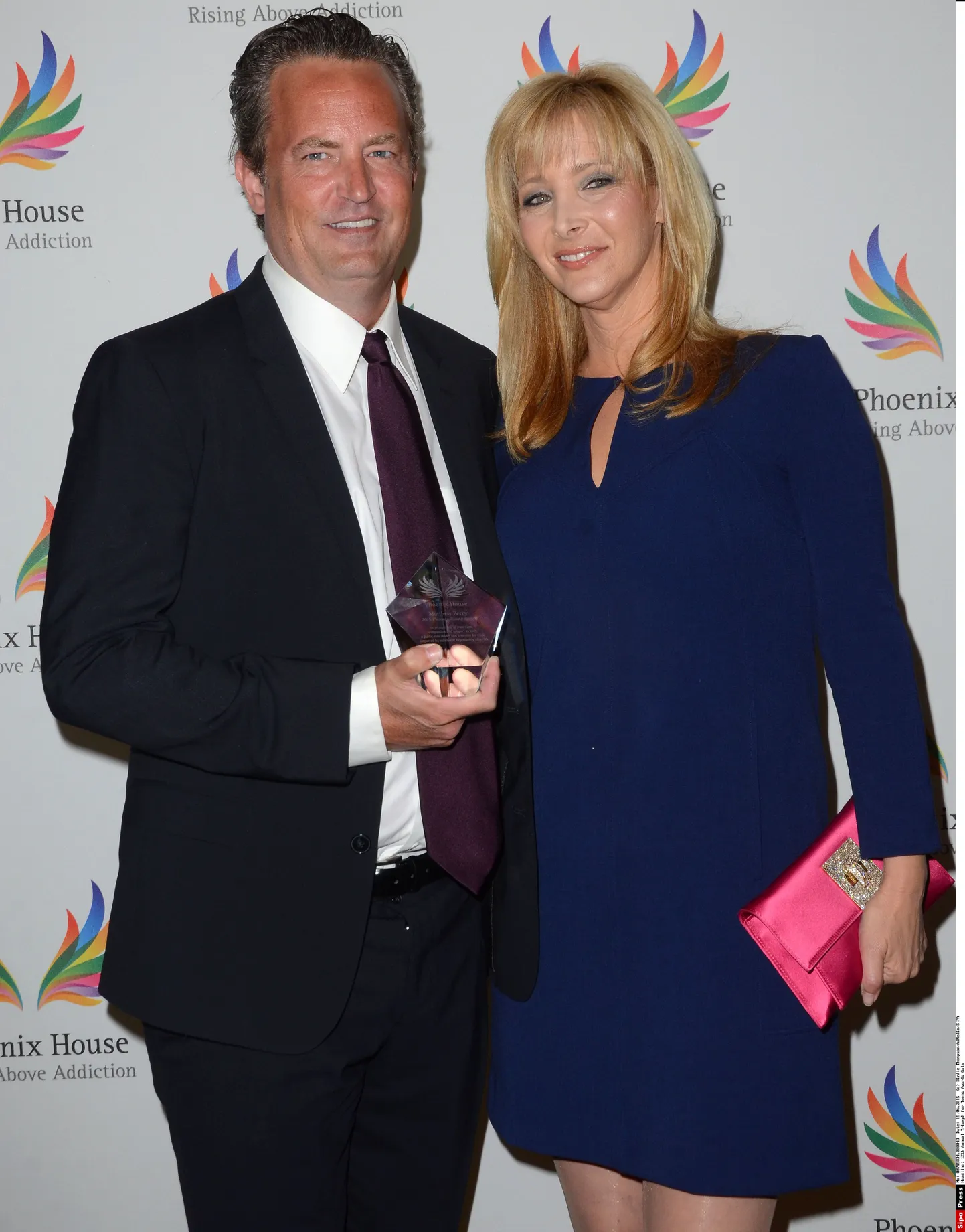 «Sõprade» staarid Matthew Perry ja Lisa Kudrow 2015. aastal.