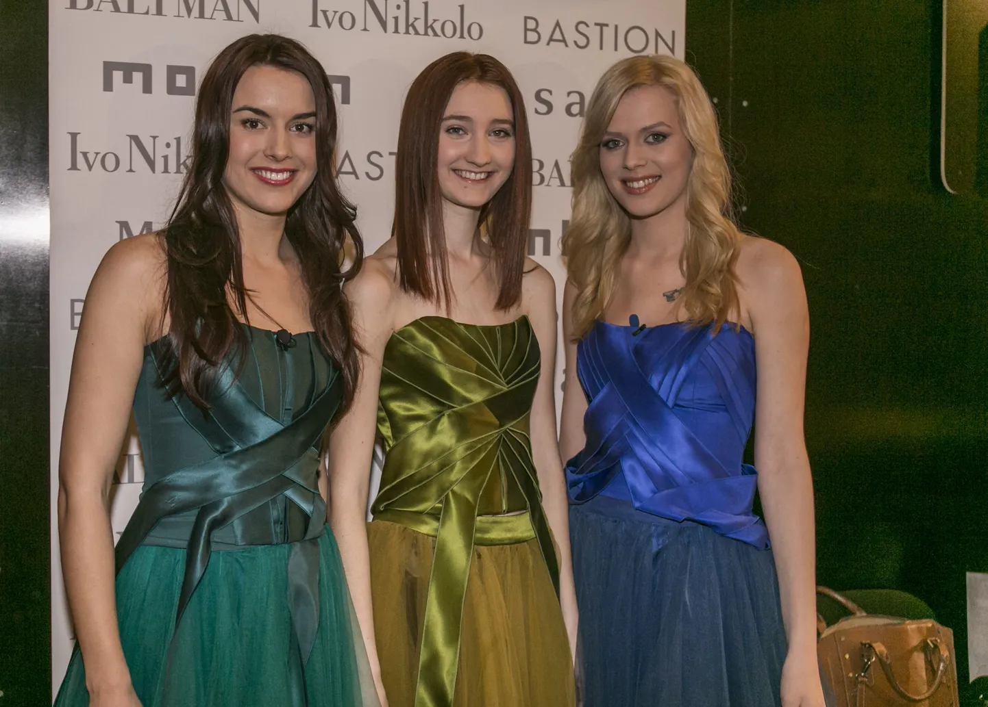 Saate «Eesti tippmodell» telgitagused, Kristine Smirnova, Monika Hattko, Sandra Ude