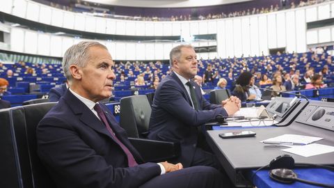 VIDEOPILT ⟩ Kanada peaminister Mark Carney peab Euroopa Parlamendi ees kõne
