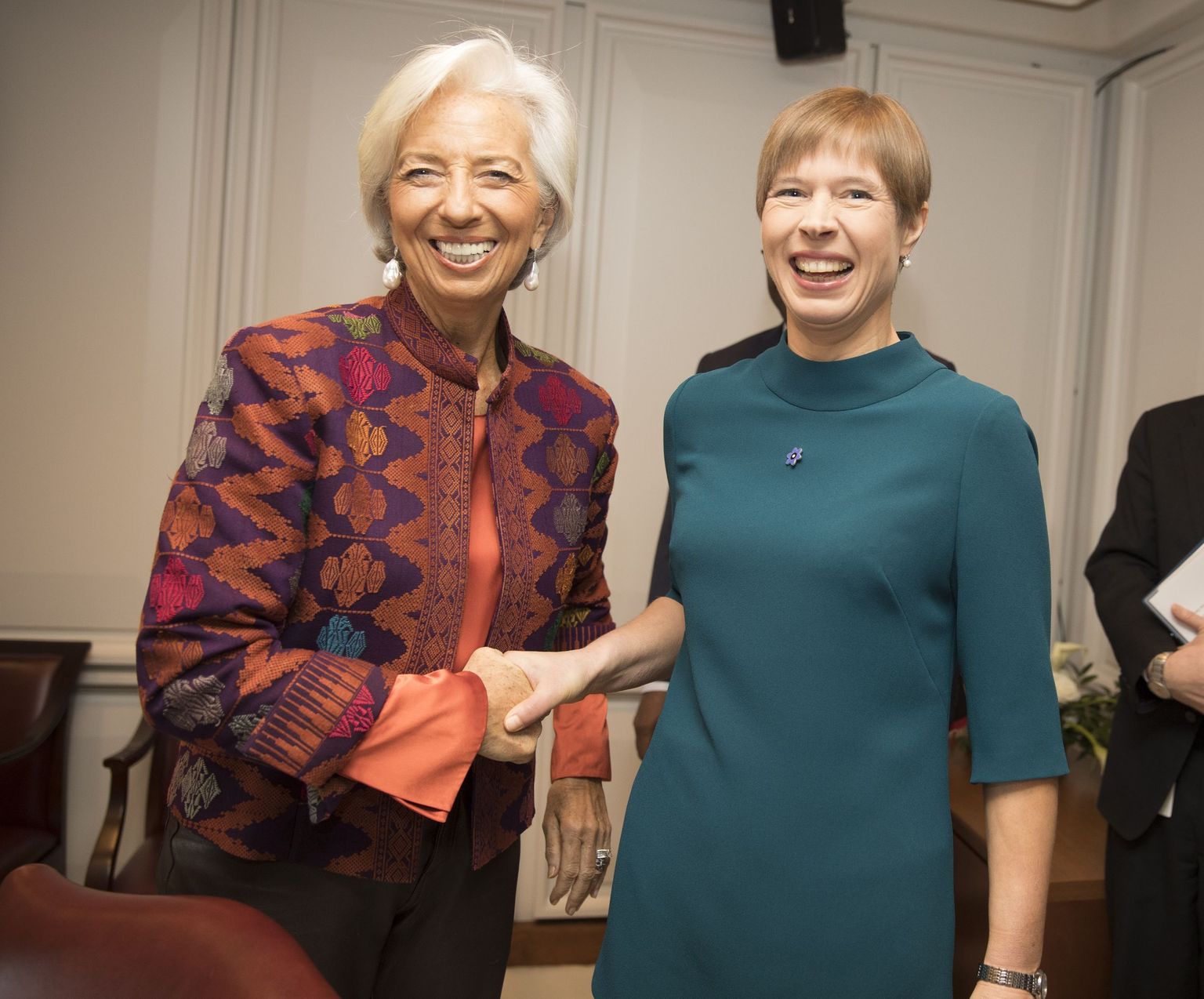 Christine Lagarde ja Kersti Kaljulaid.