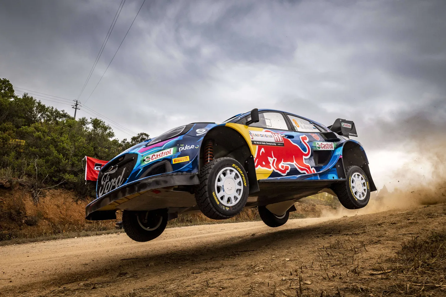 Ott Tänak ja Martin Järveoja Sardiinia ralli testikatsel