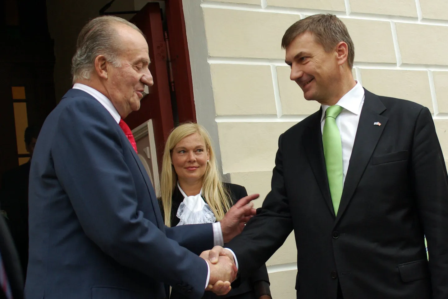 Hispaania kuningas Juan Carlos I Stenbocki majas.