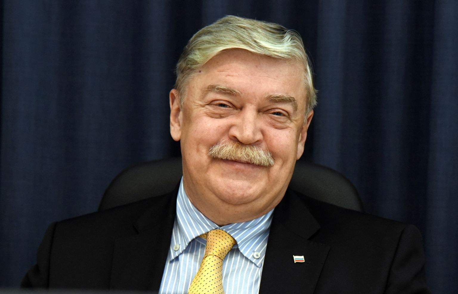 Krievijas vēstnieks Latvijā Jevgēņijs Lukjanovs.