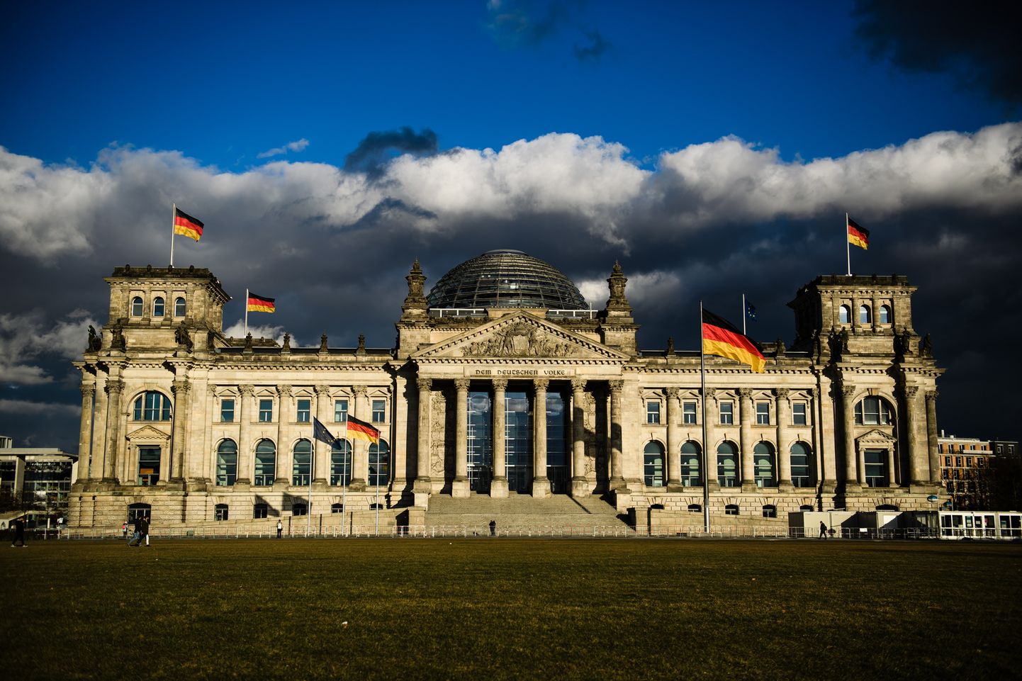Saksa liidupäeva hoone Reichstag.