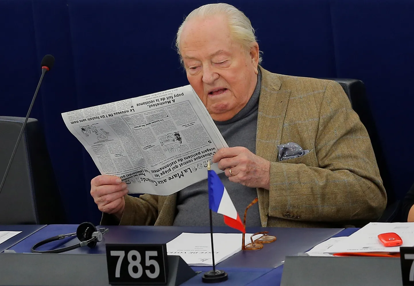 Francijas galēji labējais politiķis Žans Marī Lepēns