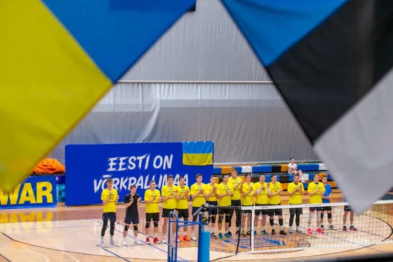 Ukraina U22 koondis Tartus.