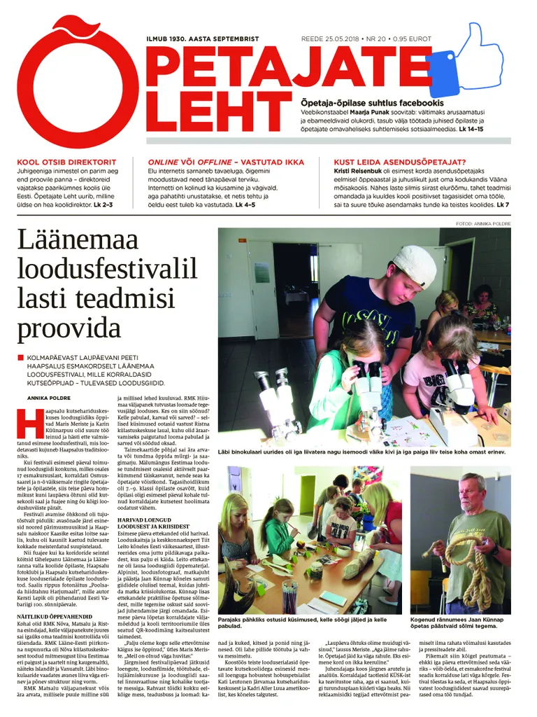 Õpetajate Leht 25.05