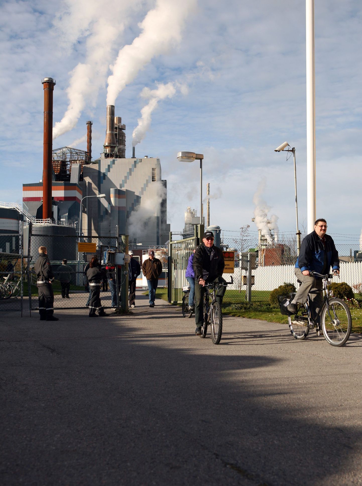 Stora Enso tehas Gävle linnas.