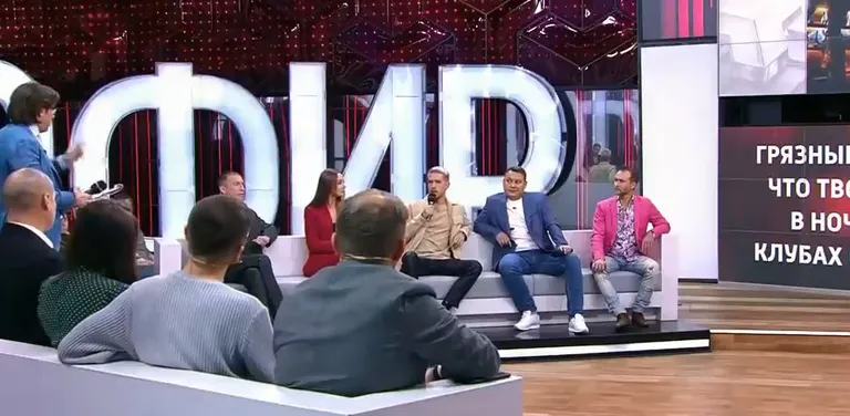 Маркус Рива на программе "Прямой эфир"