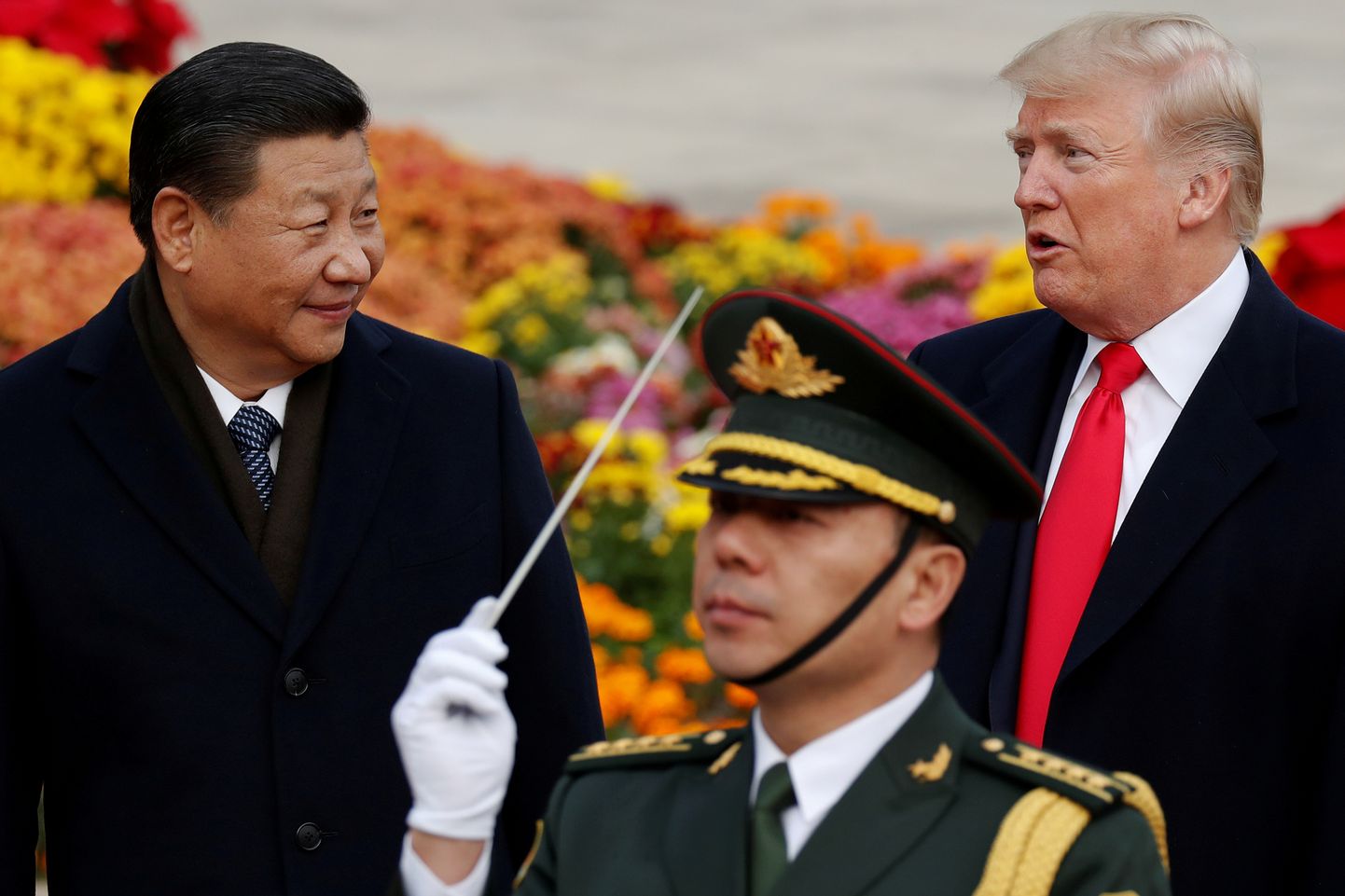 Xi Jinping ja Donald Trump.