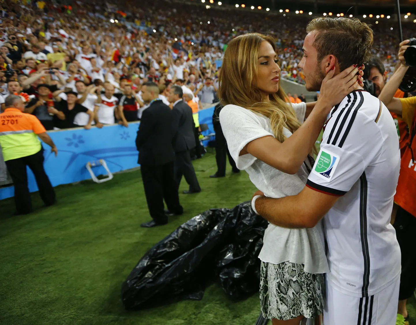 Ann-Kathrin Brömmel ja Mario Götze
