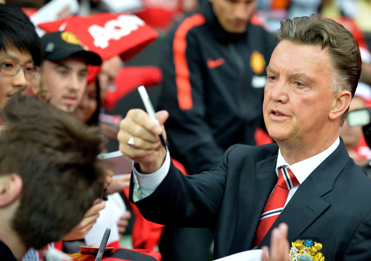 Manchester Unitedi peatreener Louis van Gaal.