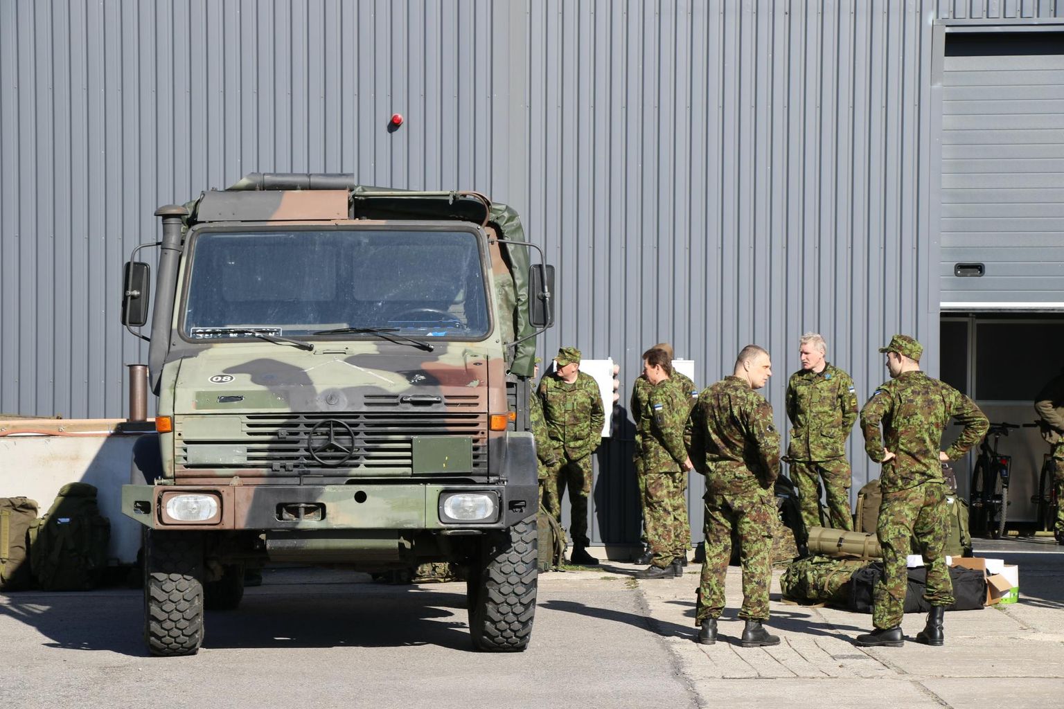 Eesti kaitseliitlased naasid Eestisse.
