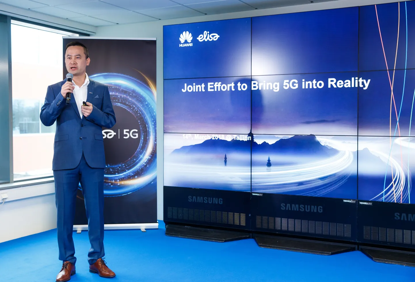 Huawei esindaja Soomes ning Balti regioonides Yang Ge