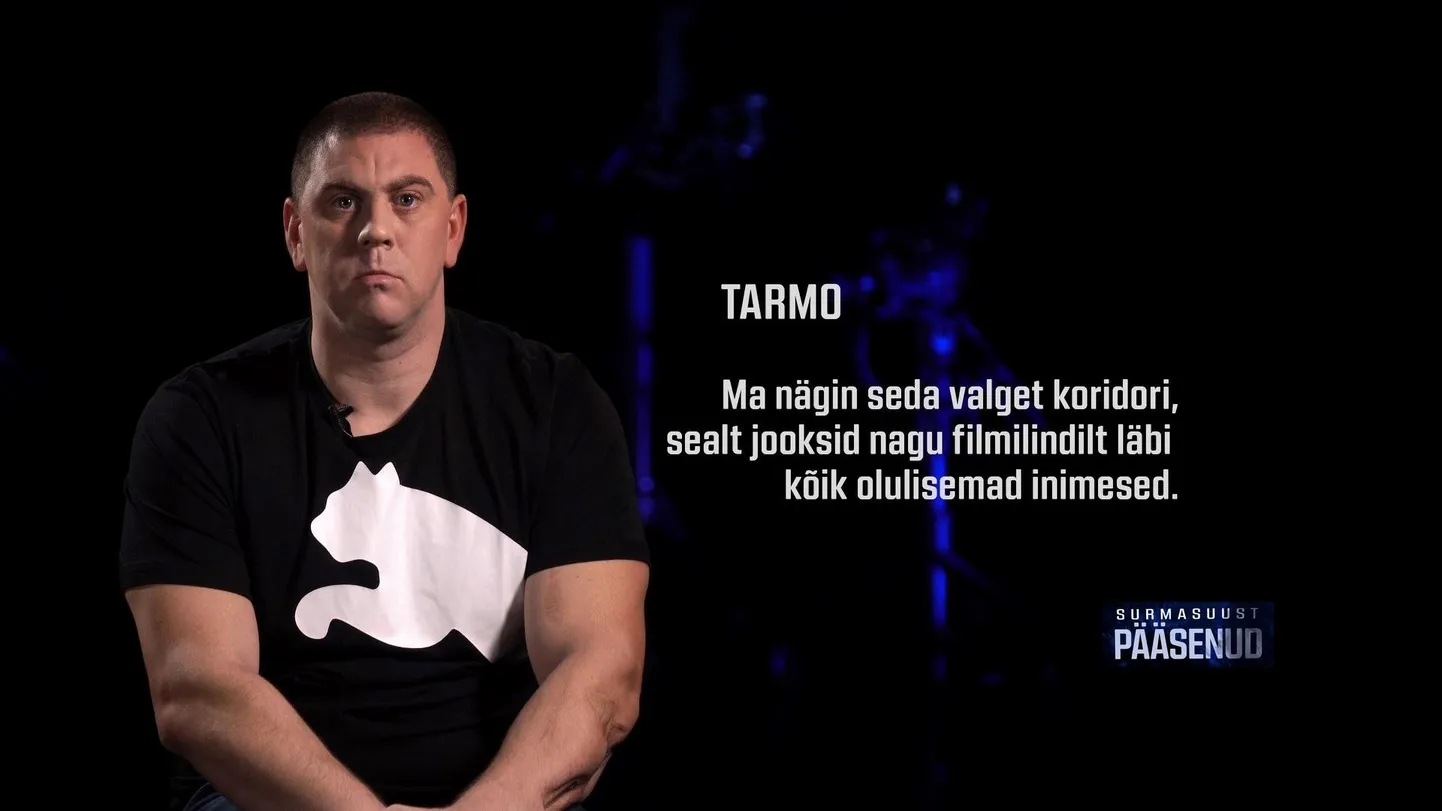 Scoutspataljoni võitleja Tarmo Lepiku lugu oli inimlik, põnev ja ometi ka positiivne.  FOTO: Kaader Saatest