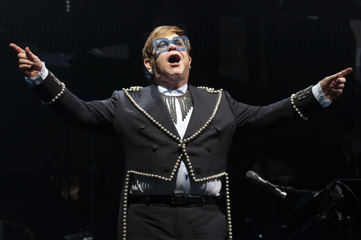 Elton John esineb oma viimasel tuuril Madison Square Gardenis 2018. aastal.