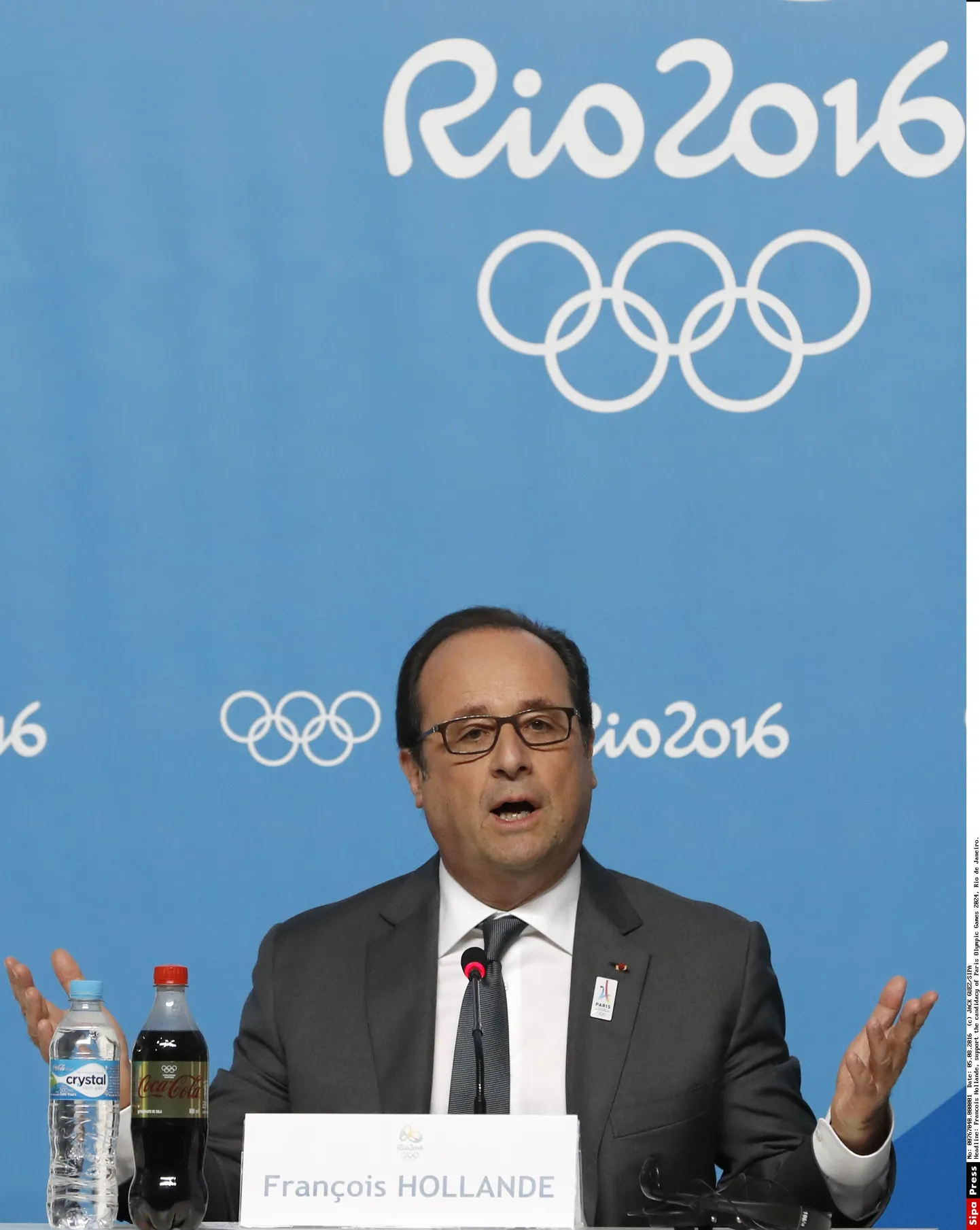 Prantsuse president François Hollande Rio de Janeiros