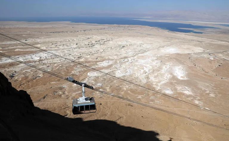 Köisraudtee, mis viib Iisraeli Masada kindlusse