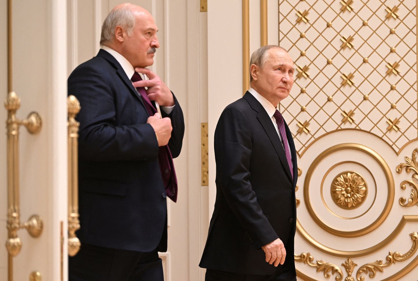 Venemaa liider Vladimir Putin ja Valgevene liider Aljaksandr Lukašenka