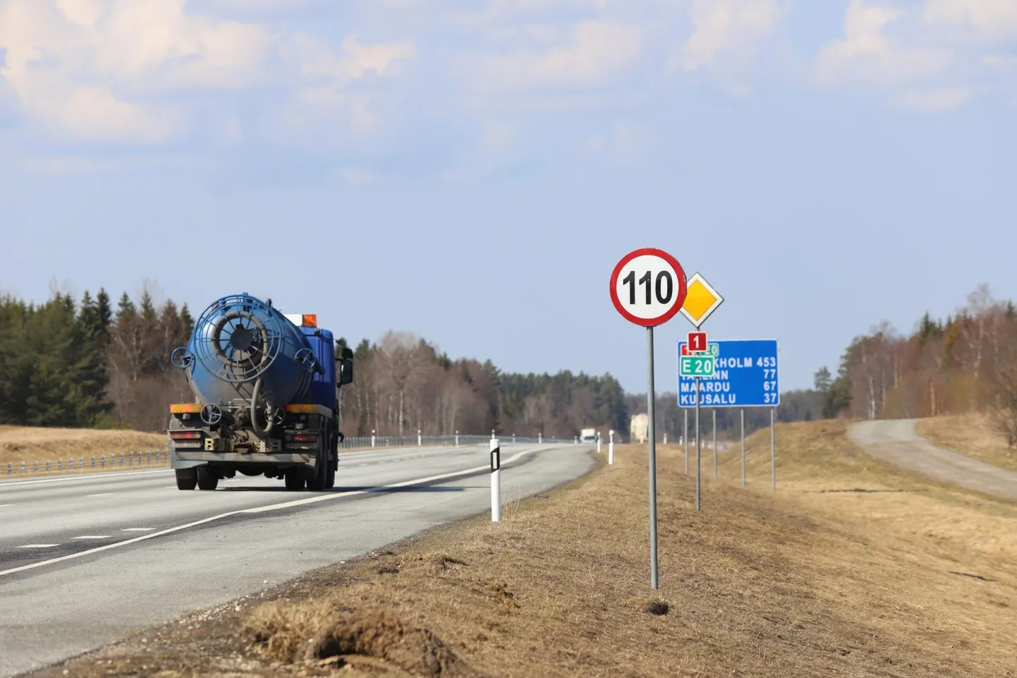 Nüüd tohib sõita 110 km/h.