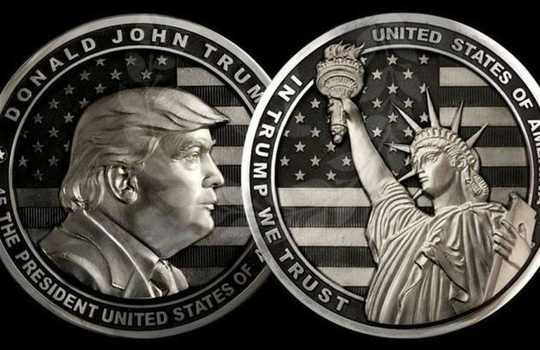 Venemaal münditud Donald Trumpi aumedal