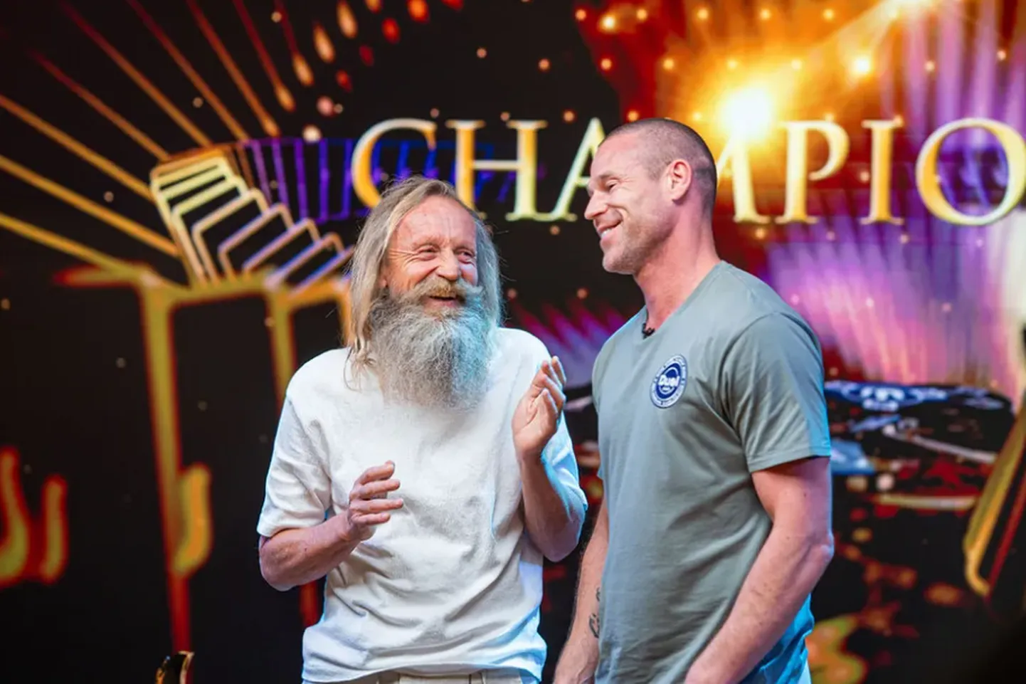 Vladimir Korzinin (vasakul) ja võidumees Patrik Antonius.