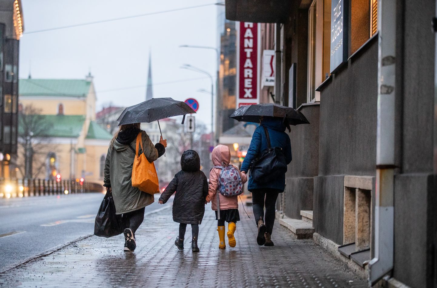 Дождь в Таллинне.