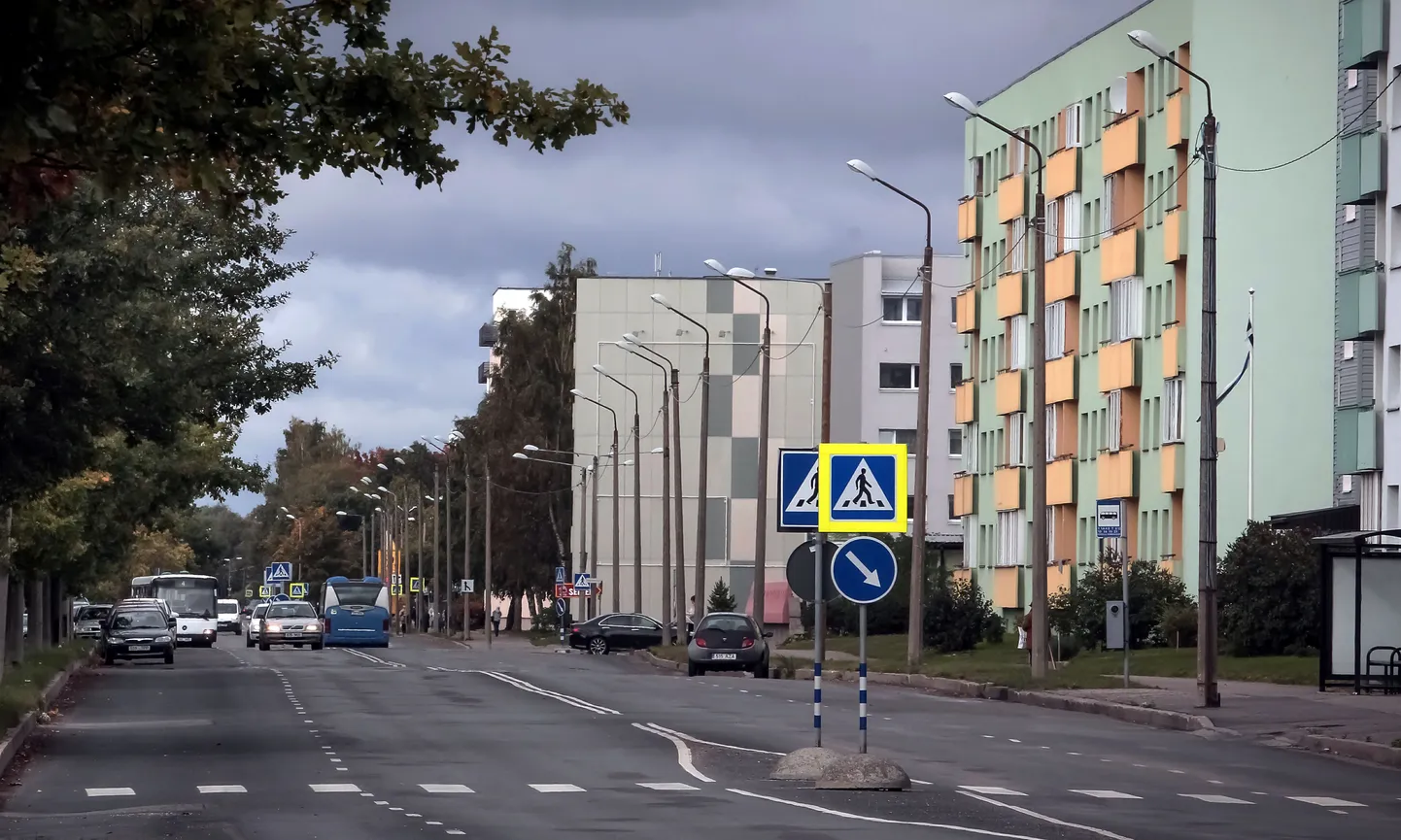 Renoveeritud kortermajad Pärnus Mai elamurajoonis.