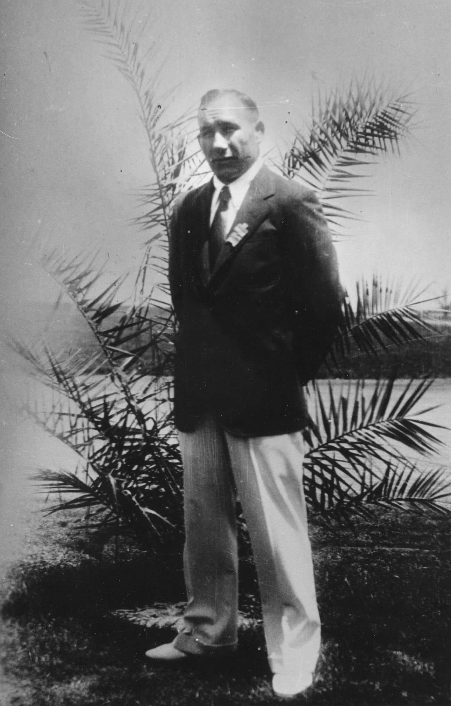 Osvald Käpp Los Angelese olümpial (1932).