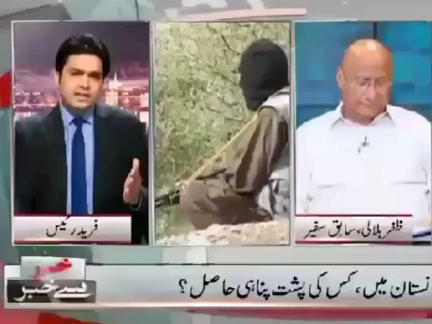 Pakistani saatejuhti tabas otsesaates tulekera